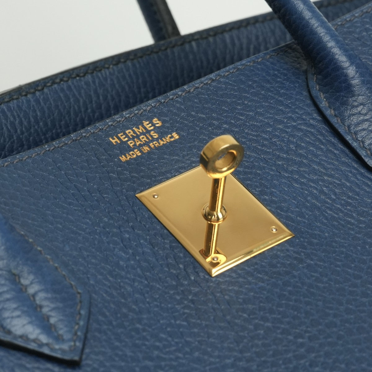 エルメス HERMES バーキン40 バーキン 40 バッグ トートバッグ アルデンヌ ブルーフランス Bleu France ブルー Blue 青 ゴールド金具 ハンドバッグ