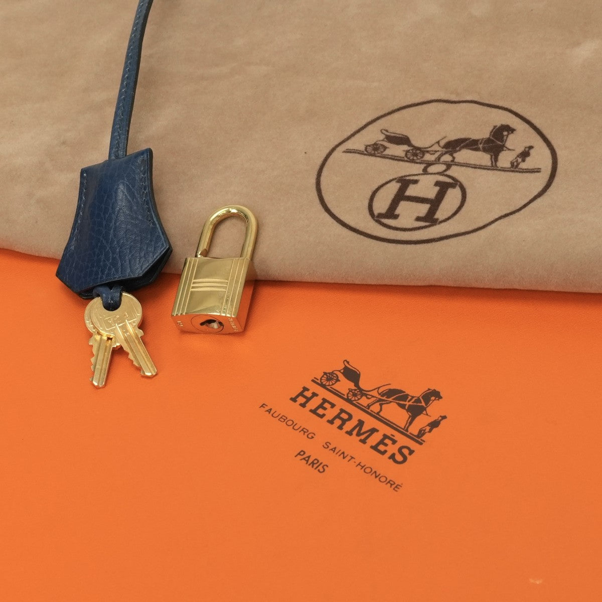 エルメス HERMES バーキン40 バーキン 40 バッグ トートバッグ アルデンヌ ブルーフランス Bleu France ブルー Blue 青 ゴールド金具 ハンドバッグ