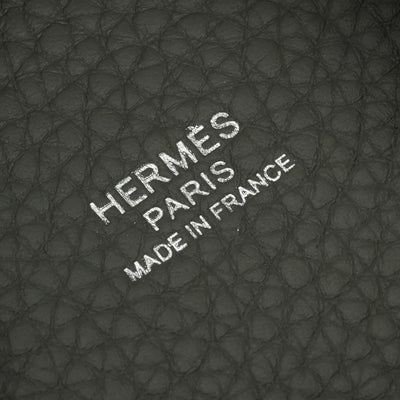 HERMES HERMES Picotin lock PM Picotin lock PM Picotin PM Picotin lock 18 Tote bag Toryon Clemence Grimeyer Grey Silver hardware