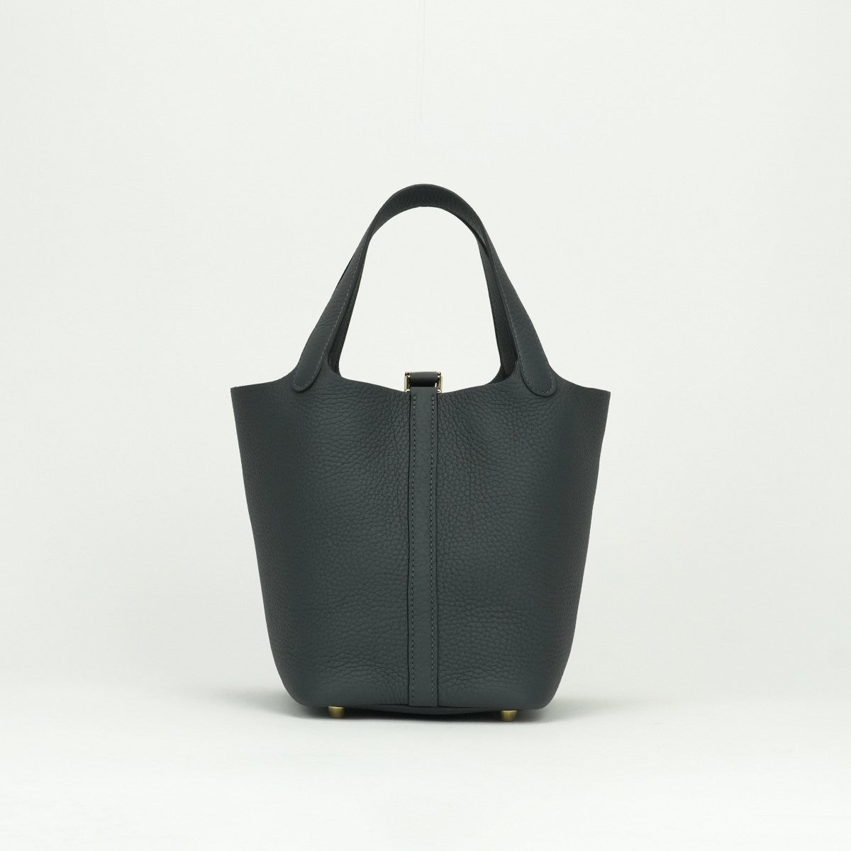HERMES HERMES Picotin lock PM Picotin lock PM Picotin lock 18 Tote bag Toryon Clemence Grimisti Grimisti Grey Gold hardware