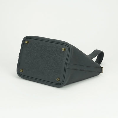 HERMES HERMES Picotin lock PM Picotin lock PM Picotin lock 18 Tote bag Toryon Clemence Grimisti Grimisti Grey Gold hardware