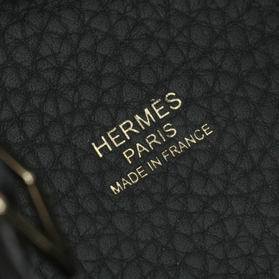 HERMES HERMES Picotin lock PM Picotin lock PM Picotin lock 18 Tote bag Toryon Clemence Grimisti Grimisti Grey Gold hardware