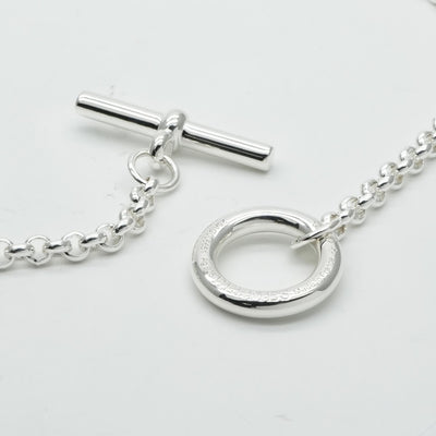 HERMES HERMES Chaine d'Ancre Chaine d'Ancre Necklace Pendant Choker Ag925 Silver Chene Anchenet Necklace New