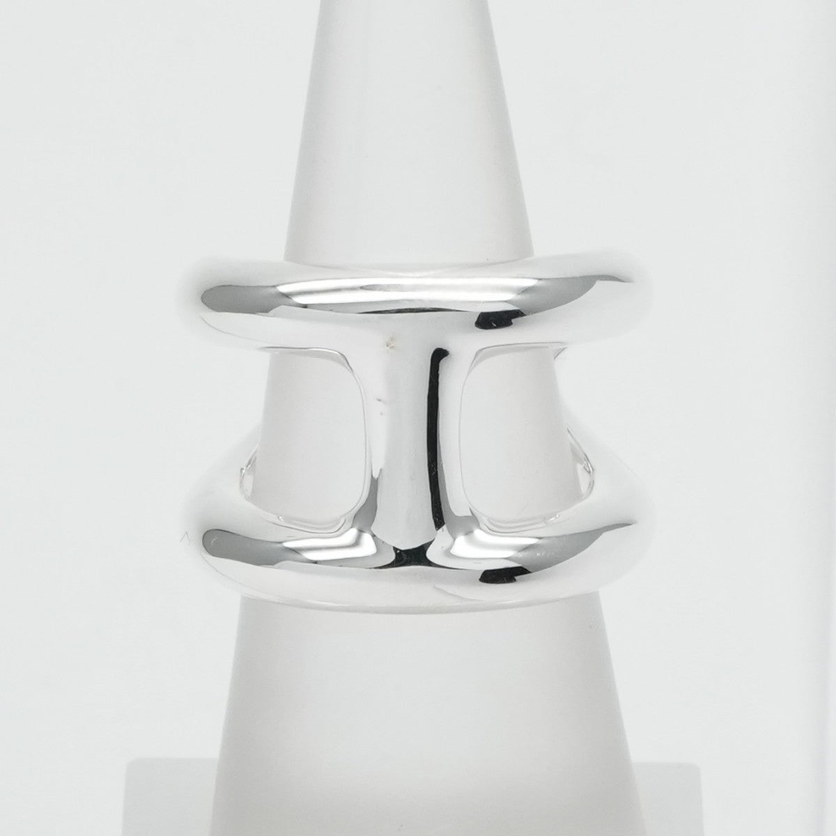 HERMES HERMES Osmos Ring Ag925 Silver Chene