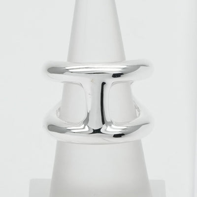 HERMES HERMES Osmos Ring Ag925 Silver Chene