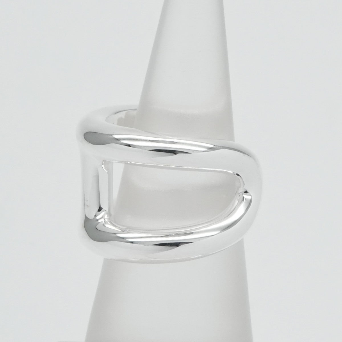 HERMES HERMES Osmos Ring Ag925 Silver Chene