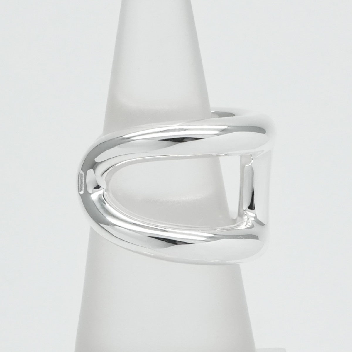 HERMES HERMES Osmos Ring Ag925 Silver Chene