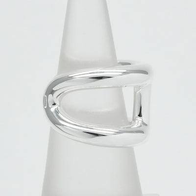 HERMES HERMES Osmos Ring Ag925 Silver Chene