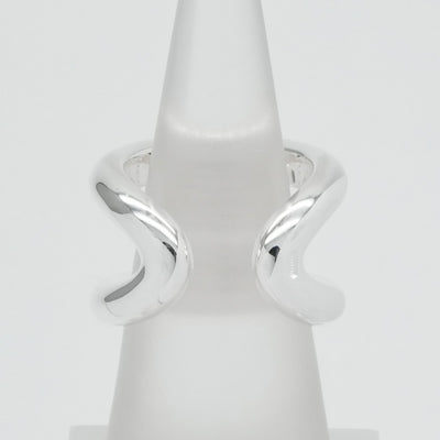 HERMES HERMES Osmos Ring Ag925 Silver Chene