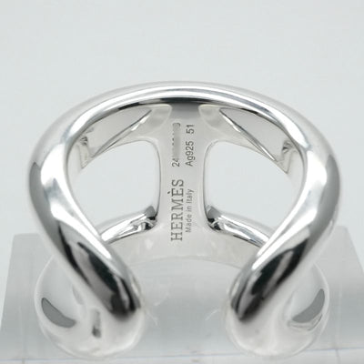HERMES HERMES Osmos Ring Ag925 Silver Chene