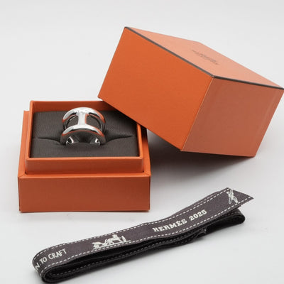 HERMES HERMES Osmos Ring Ag925 Silver Chene