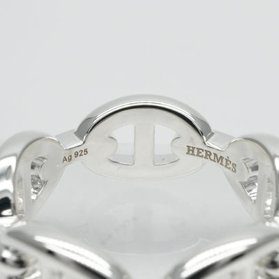 HERMES HERMES Anchene Anchene Chaine d'Ancre Ring SV925 Silver Silver New Ring Accessories