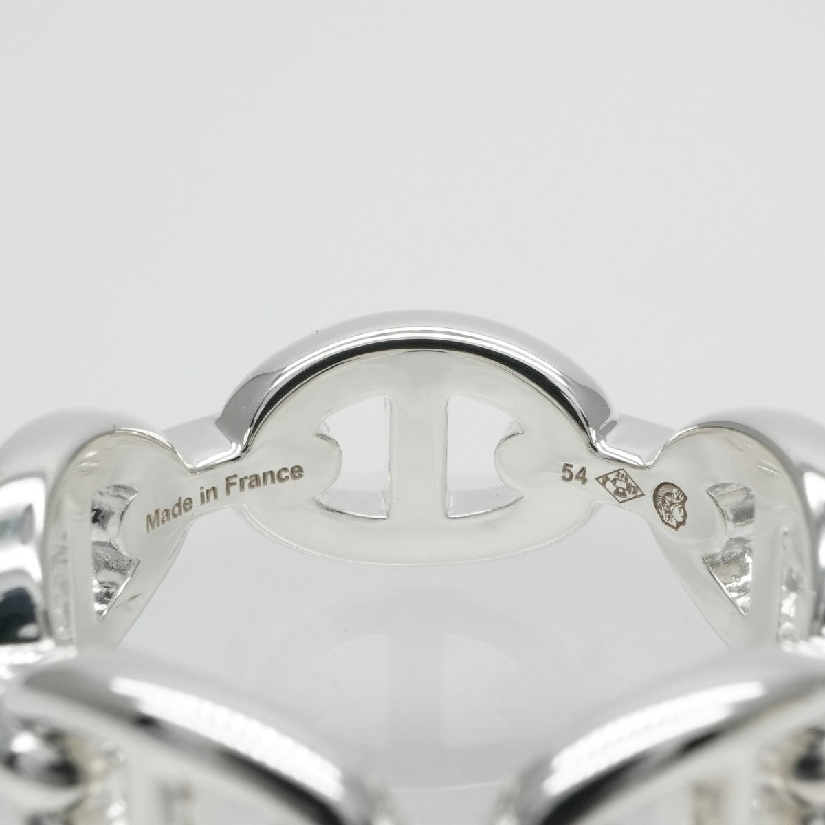 HERMES HERMES Anchene Anchene Chaine d'Ancre Ring SV925 Silver Silver New Ring Accessories