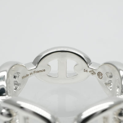 HERMES HERMES Anchene Anchene Chaine d'Ancre Ring SV925 Silver Silver New Ring Accessories