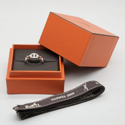 HERMES HERMES Anchene Anchene Chaine d'Ancre Ring SV925 Silver Silver New Ring Accessories