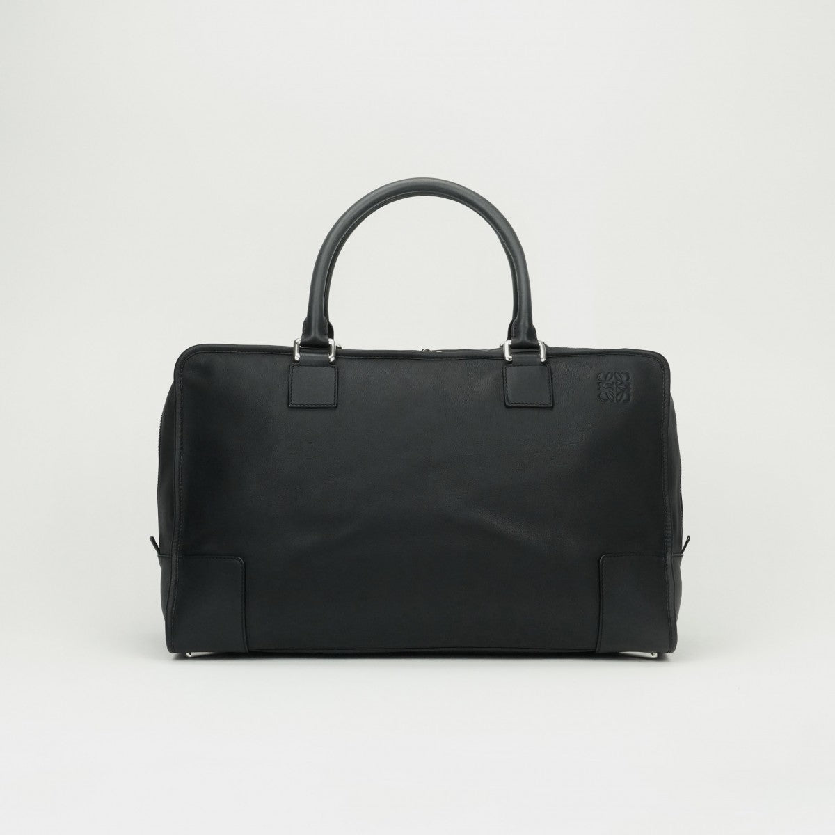 LOEWE LOEWE Amazona 44 Amazona 44 bag tote bag suede leather black silver hardware handbag