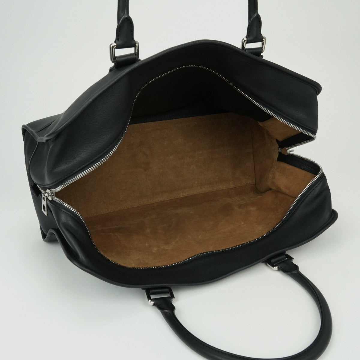 LOEWE LOEWE Amazona 44 Amazona 44 bag tote bag suede leather black silver hardware handbag