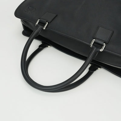 LOEWE LOEWE Amazona 44 Amazona 44 bag tote bag suede leather black silver hardware handbag