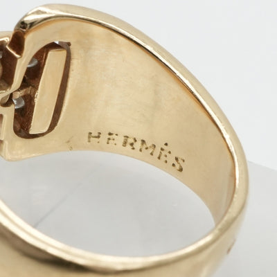 HERMES 헤르메스 링 750 골드
