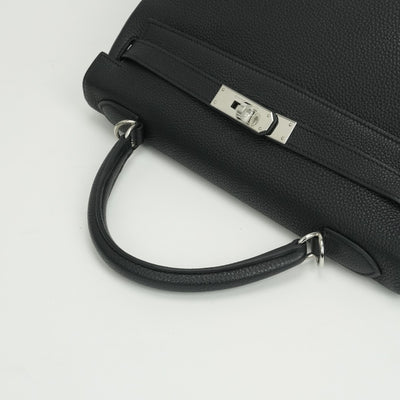 エルメス HERMES ケリー32 ケリー 32 バッグ トートバッグ ショルダーバッグ トゴ ノワール noir ブラック black 黒 シルバー金具 ハンドバッグ 2way