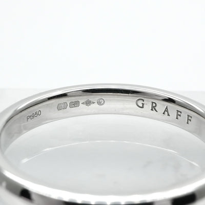 グラフ GRAFF ラウンド ダイヤモンド ウェディング バンド ラウンド ダイヤモンド ウェディング バンド クラシック　グラフ リング 指輪 750WG/Pt950 シルバー 結婚指輪 ダイヤモンド エタニティリング ペアリング K18 ホワイトゴールド