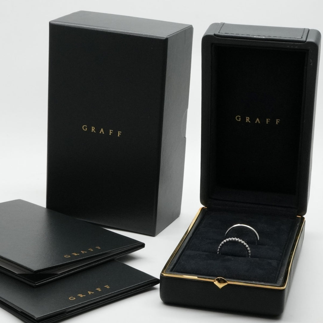 グラフ GRAFF ラウンド ダイヤモンド ウェディング バンド ラウンド