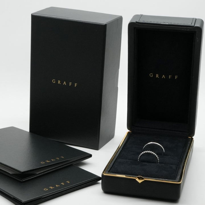 グラフ GRAFF ラウンド ダイヤモンド ウェディング バンド ラウンド