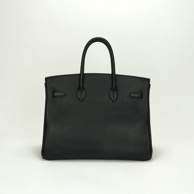 エルメス HERMES バーキン35 バーキン 35 バッグ トートバッグ アルデンヌ ノワール　noir ブラック　black 黒 ゴールド金具