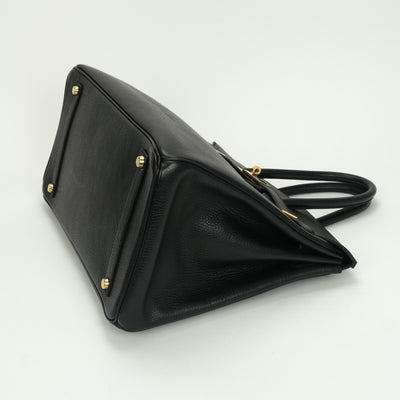 エルメス HERMES バーキン35 バーキン 35 バッグ トートバッグ アルデンヌ ノワール　noir ブラック　black 黒 ゴールド金具
