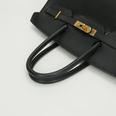エルメス HERMES バーキン35 バーキン 35 バッグ トートバッグ アルデンヌ ノワール　noir ブラック　black 黒 ゴールド金具