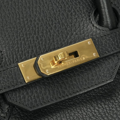 エルメス HERMES バーキン35 バーキン 35 バッグ トートバッグ アルデンヌ ノワール　noir ブラック　black 黒 ゴールド金具