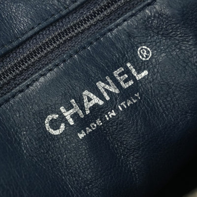 CHANEL 샤넬 Matelass? 가방, 토트 백, 캐비어 스킨, 파란색, 은색 피팅