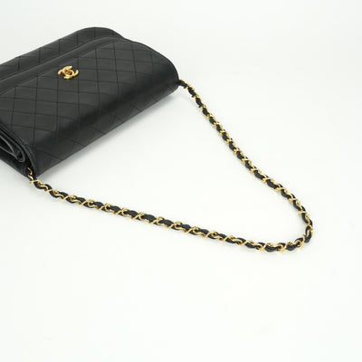 CHANEL 샤넬 Matelass? 가방 숄더백 램스 피부 검은 색 금 금속 피팅 CHANEL Matelass? Double flap 코코 마크