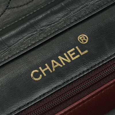 CHANEL 샤넬 Matelass? 가방 숄더백 램스 피부 검은 색 금 금속 피팅 CHANEL Matelass? Double flap 코코 마크