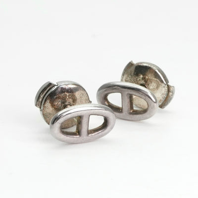 HERMES HERMES Chaine d'Ancre Chaine d'Ancre Earrings 925 Silver