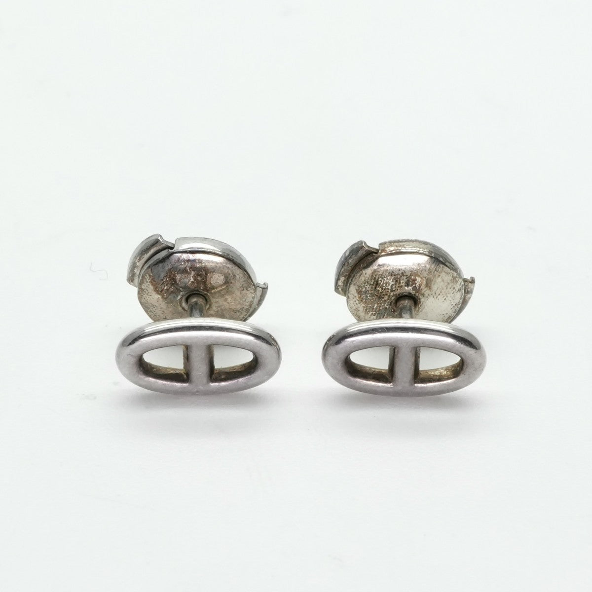 HERMES HERMES Chaine d'Ancre Chaine d'Ancre Earrings 925 Silver