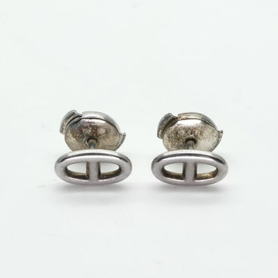 HERMES HERMES Chaine d'Ancre Chaine d'Ancre Earrings 925 Silver