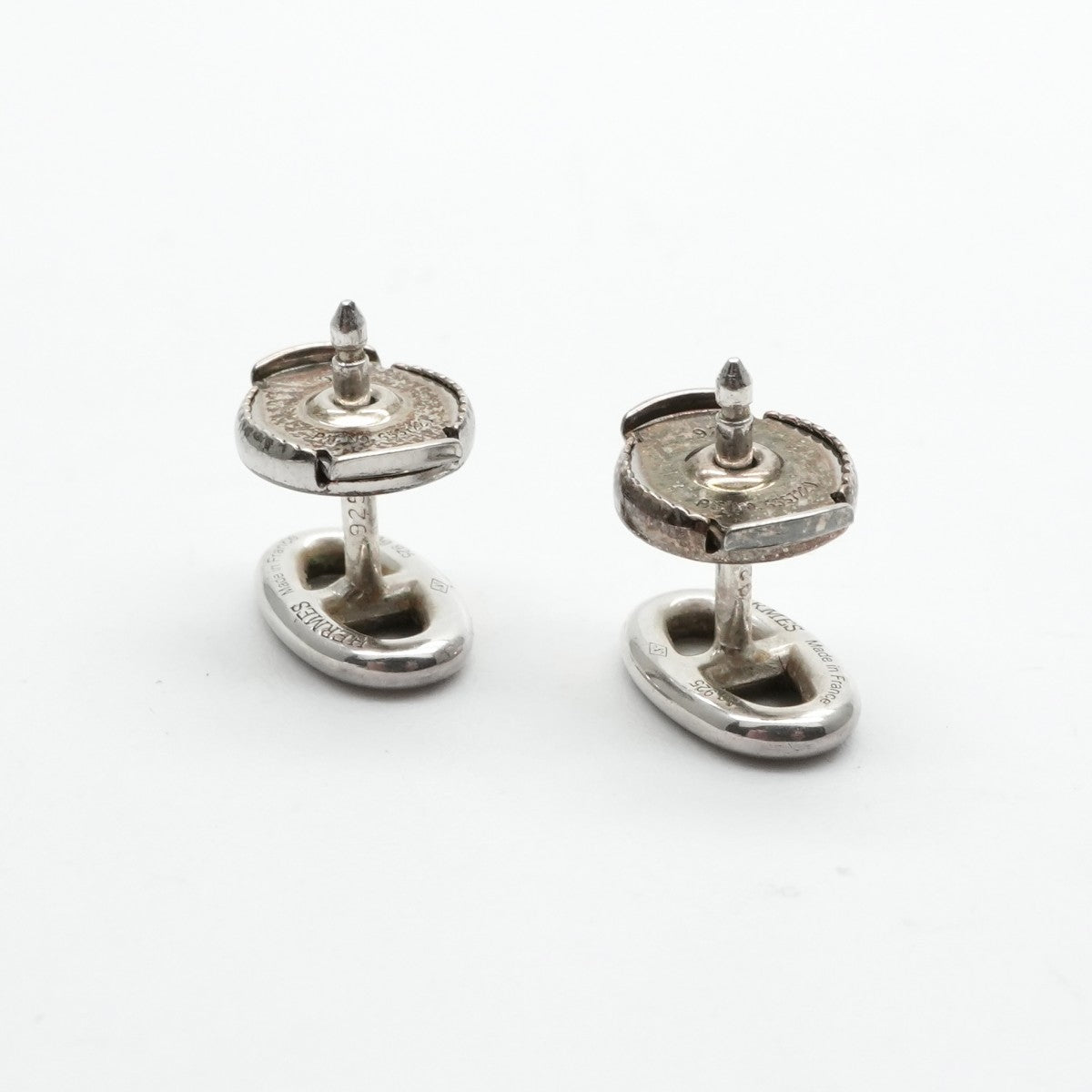 HERMES HERMES Chaine d'Ancre Chaine d'Ancre Earrings 925 Silver