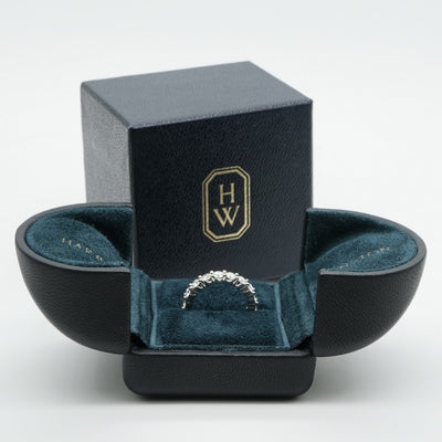 HARRY WINSTON HARRY WINSTON Round Cut Prong Set Ring Round Cut Prong Set Ring Classic Diamond Band Ring Ring Pt950 Silver Full Eternity Ring Platinum Diamond