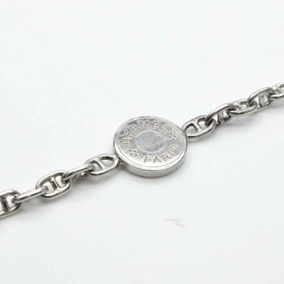 HERMES HERMES Chaine d'Ancre Chaine d'Ancre Necklace Pendant Choker 925 Silver