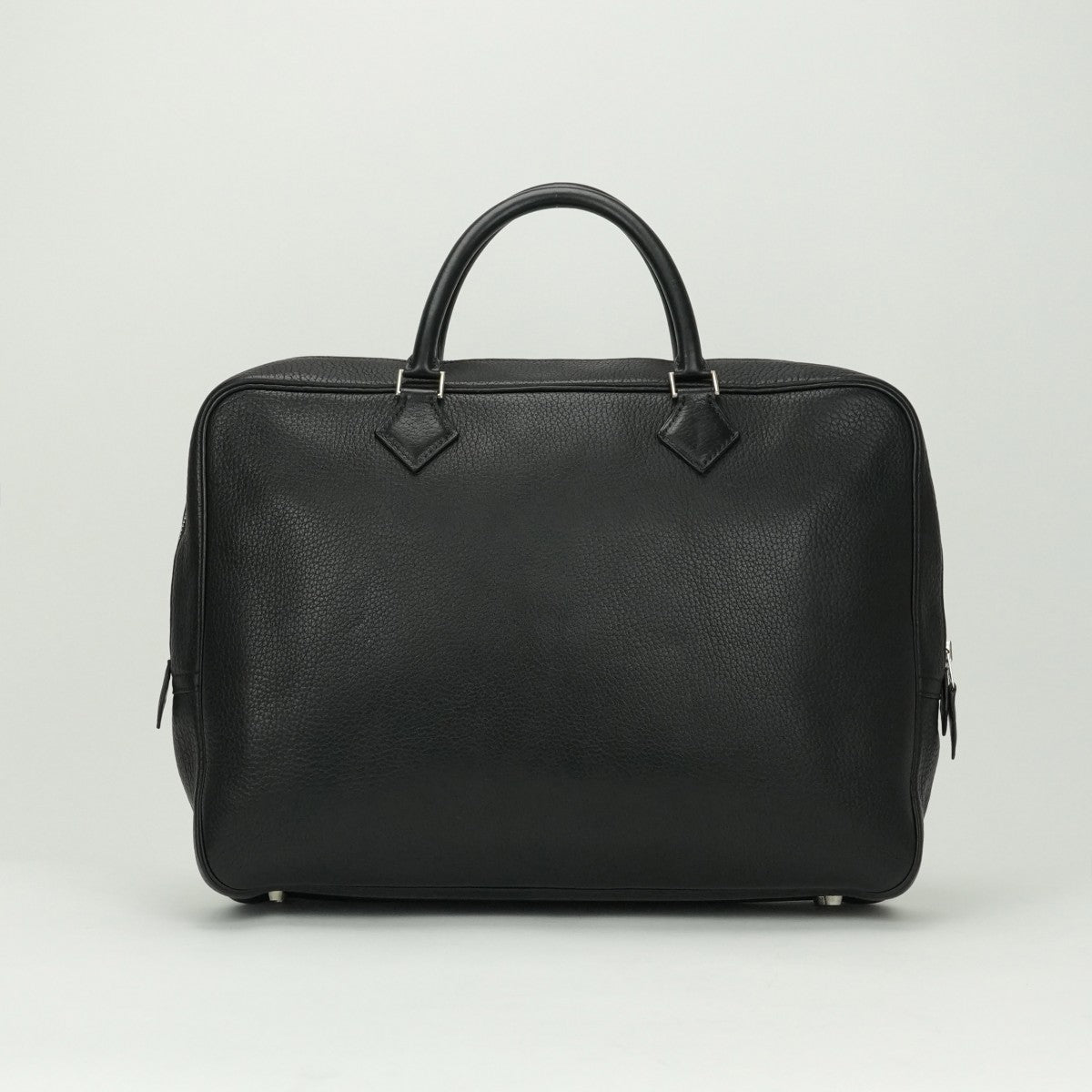 HERMES HERMES Plume dog 38 Plume dog 38 Bag Business Bag Briefcase Togo Noir Black Silver Hardware