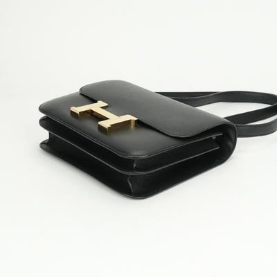 HERMES HERMES Constance 3 24 Constance Bag Shoulder Bag Epson Noir Noir Black Black Gold Hardware Vaugh Epson