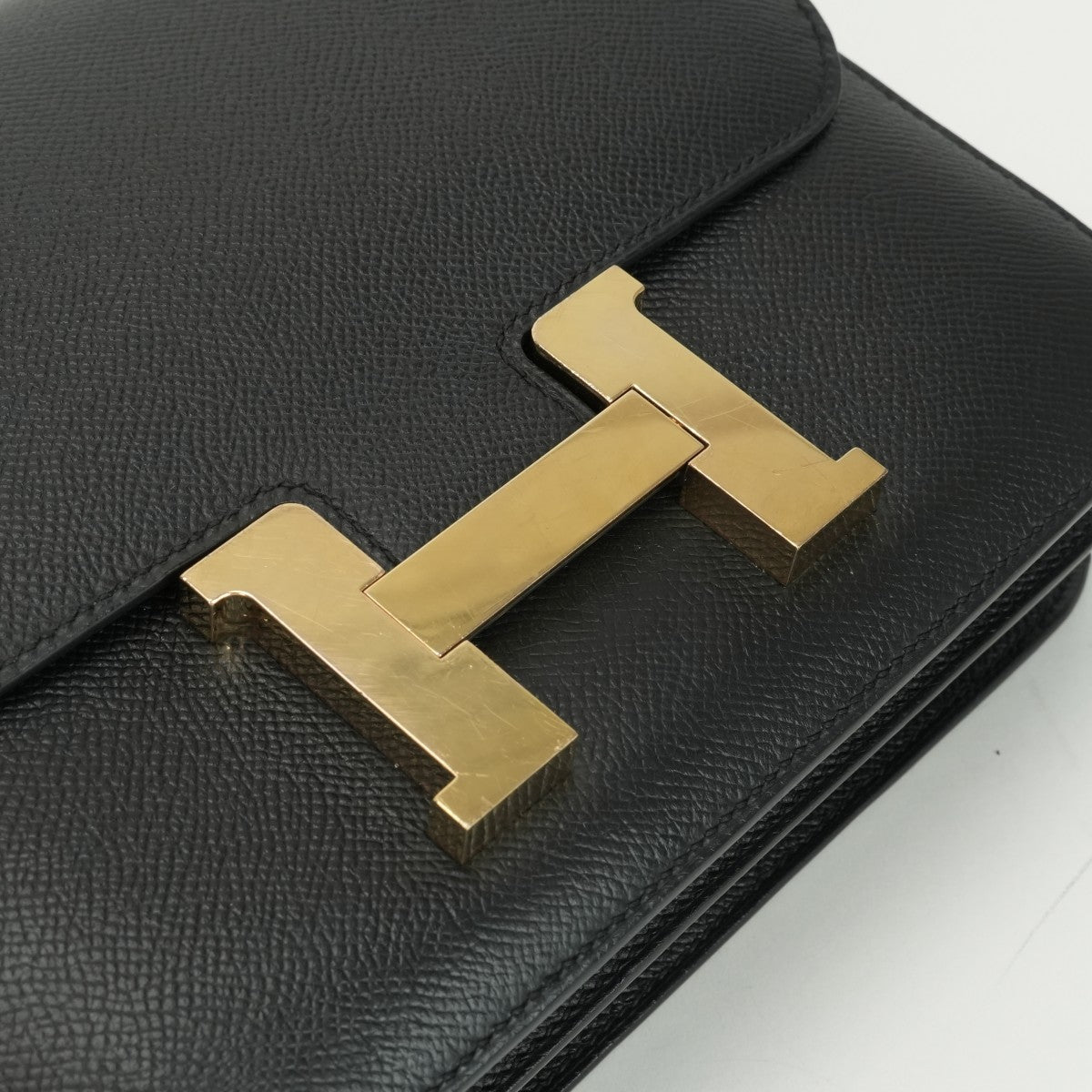 HERMES HERMES Constance 3 24 Constance Bag Shoulder Bag Epson Noir Noir Black Black Gold Hardware Vaugh Epson