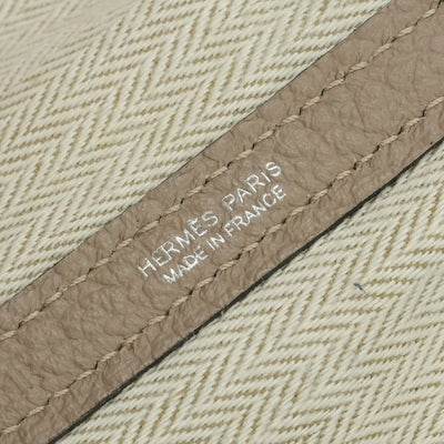 HERMES 爱马仕 Garden party PM Garden party PM 花园派对 36 Garden party 包袋 托特包 Country Tourtière 灰色 Gristourterelle 灰色 灰色 银色五金 手提包