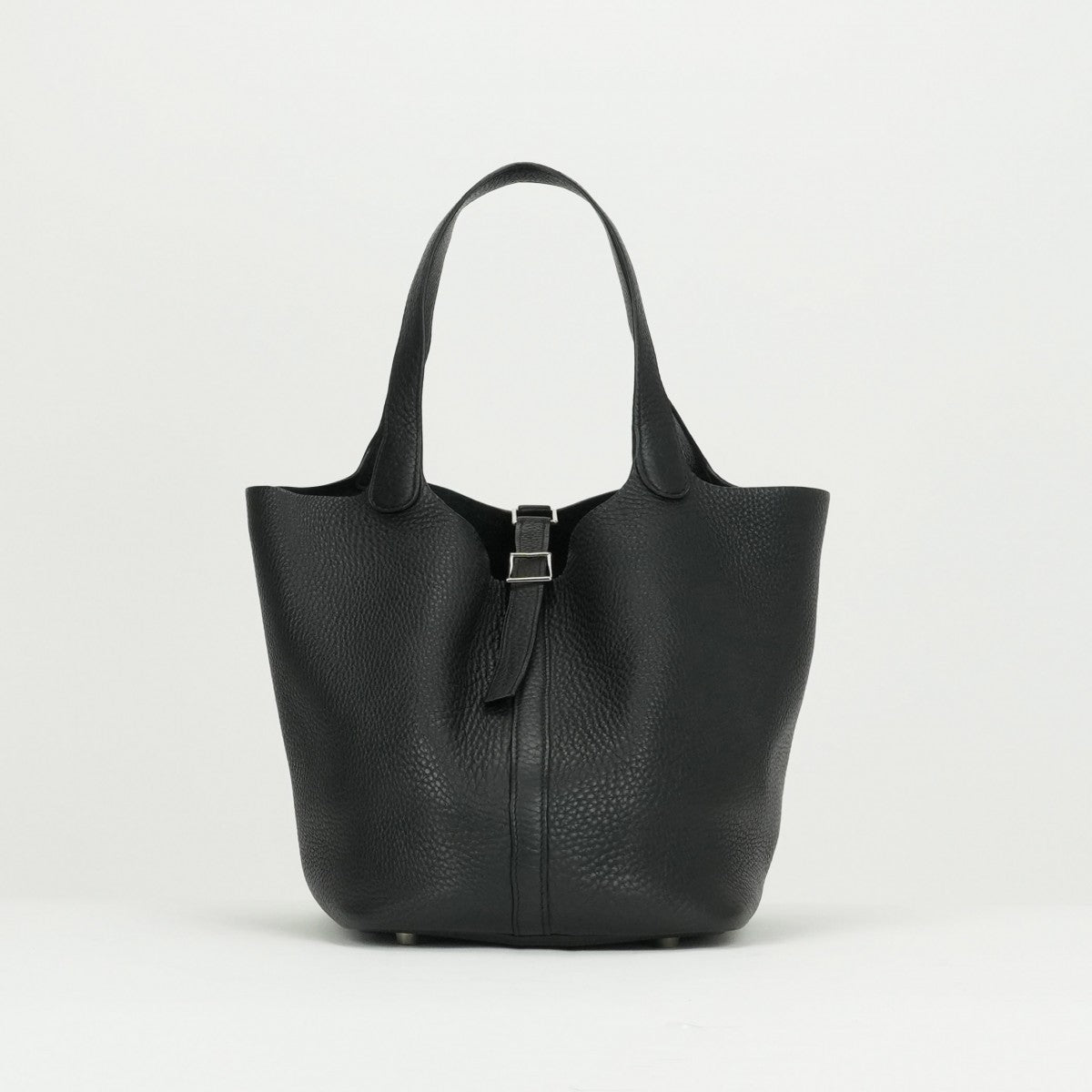 エルメス HERMES ピコタンMM ピコタン MM ピコタン22 バッグ トートバッグ トリヨンクレマンス ノワール ブラック 黒 シルバー金具 ハンドバッグ