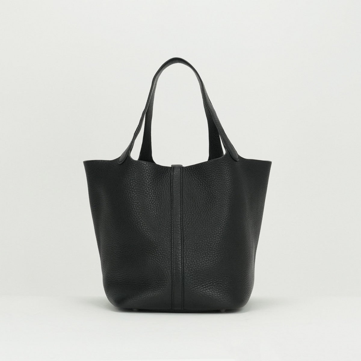 エルメス HERMES ピコタンMM ピコタン MM ピコタン22 バッグ トートバッグ トリヨンクレマンス ノワール ブラック 黒 シルバー金具 ハンドバッグ