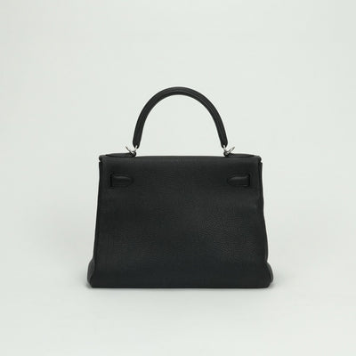 エルメス HERMES ケリー28 ケリー 28 バッグ トートバッグ ショルダーバッグ トゴ ノワール　noir ブラック Black 黒 シルバー金具