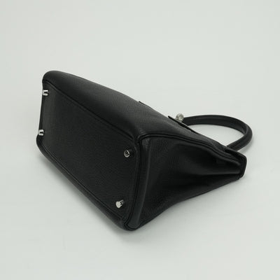 エルメス HERMES ケリー28 ケリー 28 バッグ トートバッグ ショルダーバッグ トゴ ノワール　noir ブラック Black 黒 シルバー金具