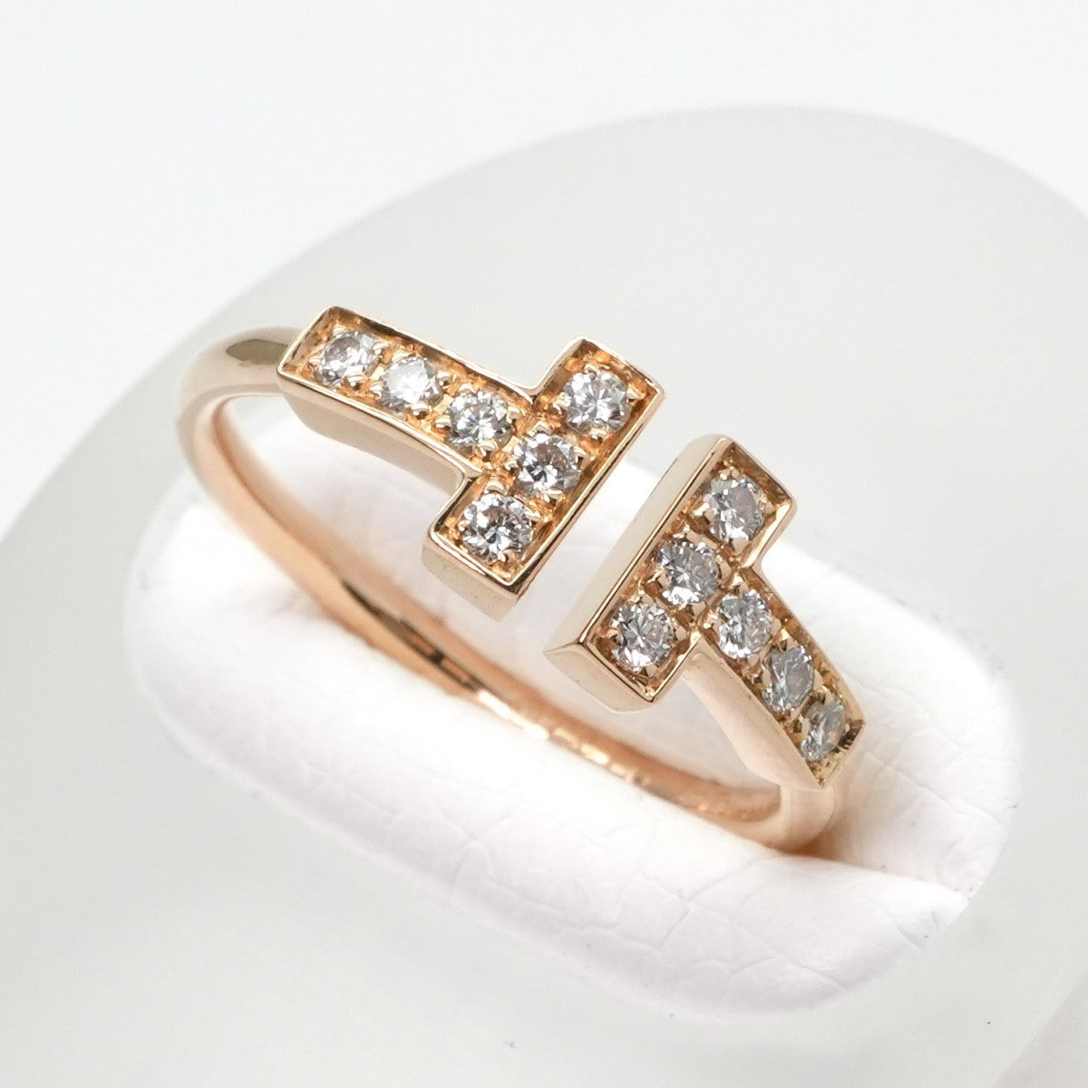 Tiffany & Co. TIFFANY&Co. Diamond Wire Ring T Wire Tiffany & Co. T-ring 750YG yellow gold diamond ring yellow gold