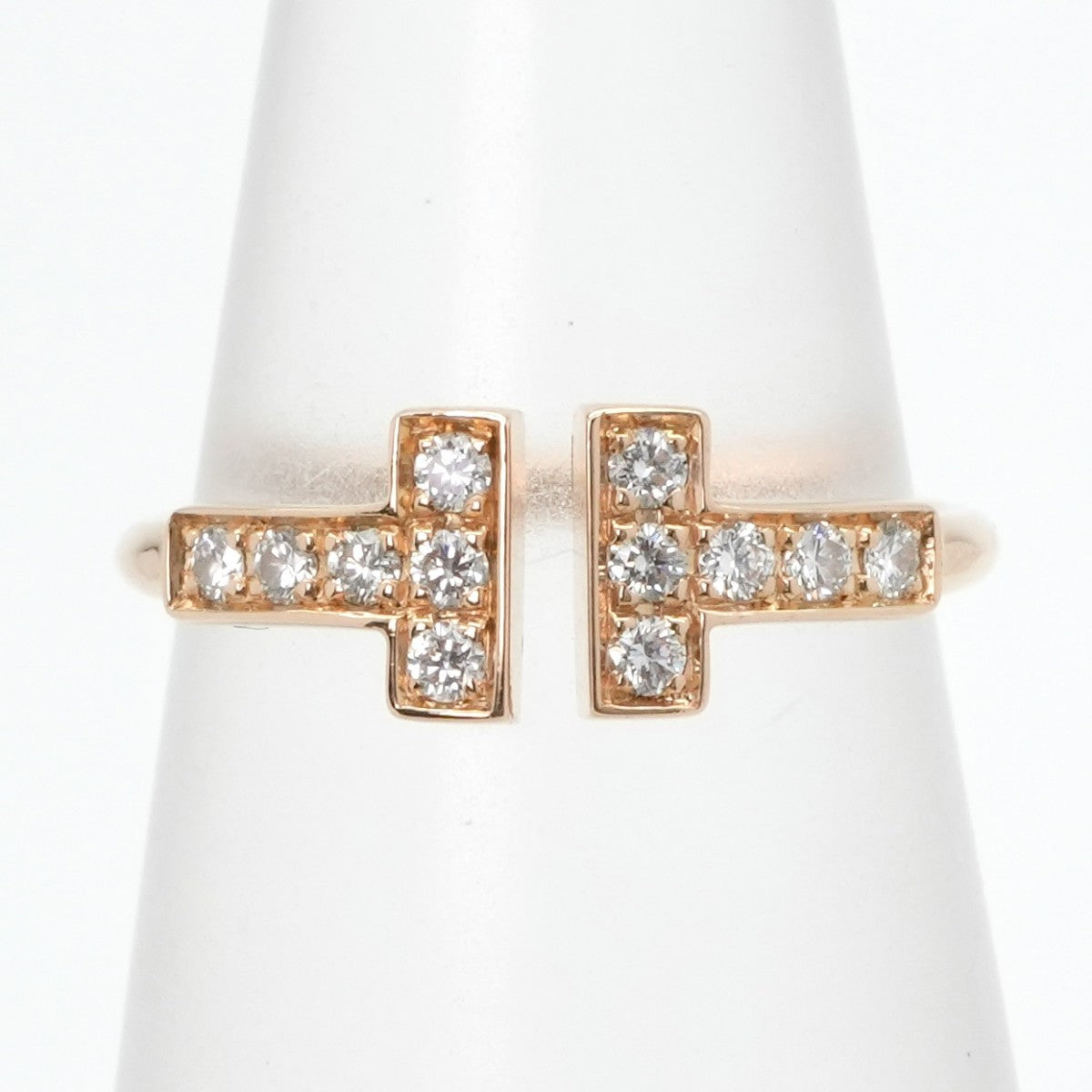 Tiffany & Co. TIFFANY&Co. Diamond Wire Ring T Wire Tiffany & Co. T-ring 750YG yellow gold diamond ring yellow gold